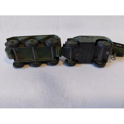 200 - 2 Dinky diecast military vehicle