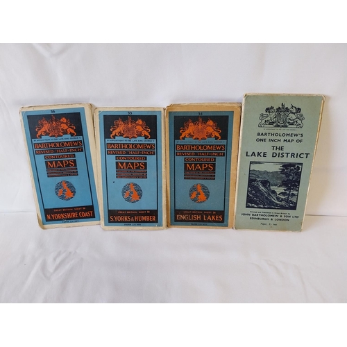 201 - 4 1940s Bartholomews maps