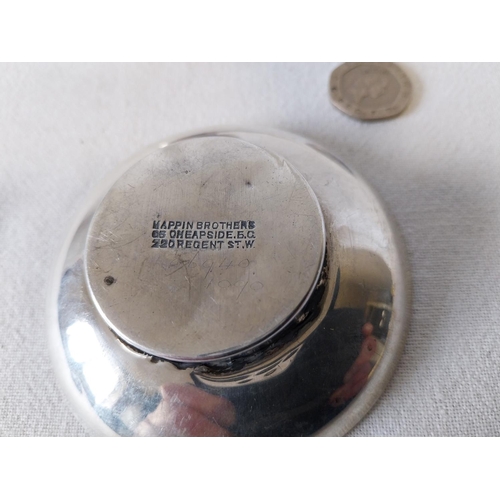 214 - pair HM Silver pin dishes by The Mappin Brothers c1898