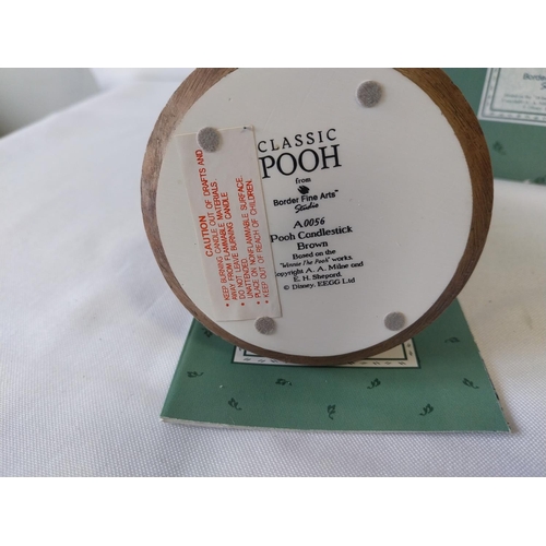 267 - Border Fine Arts Pooh candlestick