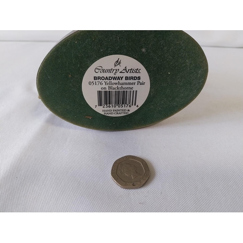 269 - Country Arts Yellowhammer pair