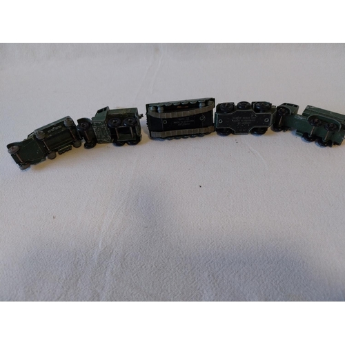 291 - 5 Lesney diecast military vehicle
