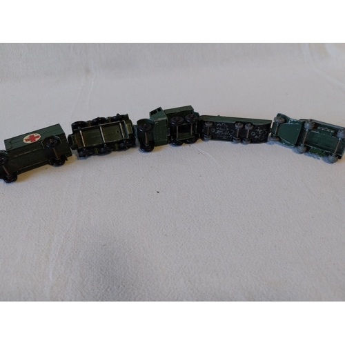 292 - 5 Lesney diecast military vehicle