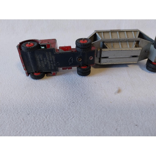 303 - Lesney diecast vehicle M4 with 2 trailers