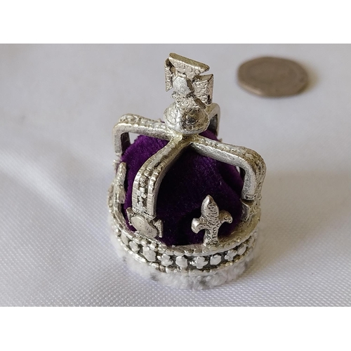 108 - Westminster Editions The Miniature Crown Jewels limited edition Crown of The Queen Mother & The Brit... 