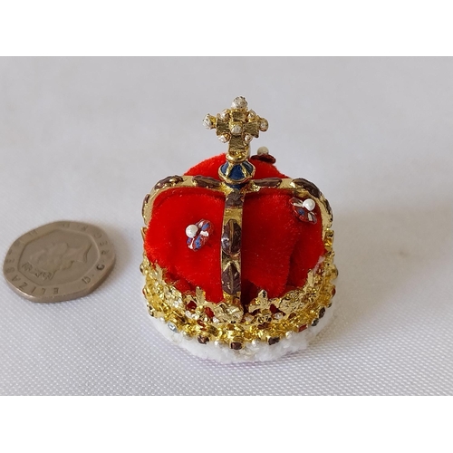 109 - Westminster Editions The Miniature Crown Jewels limited edition The Scottish Crown & The Crown of Qu... 