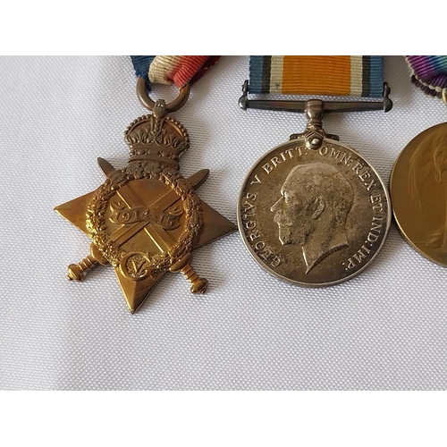 148 - WW1 set of medals including Territorial Efficiency Medal 1124 SJT.A.W.WOODBRIDGE. R.A.