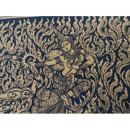 163 - Thai lacquered design box