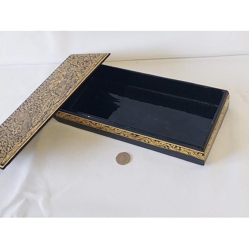 163 - Thai lacquered design box