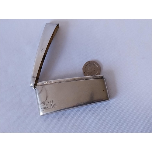 381 - HM Silver card case c1927