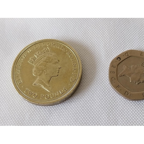 44 - old £2 Dove of Peace coin