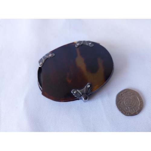 171 - vintage tortoise shell magnifying glass A/F