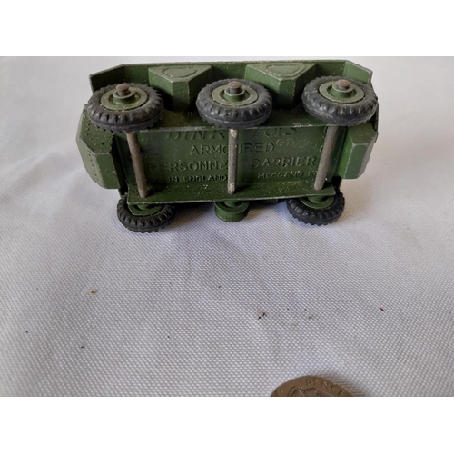 199 - Vintage Dinky diecast Army tank