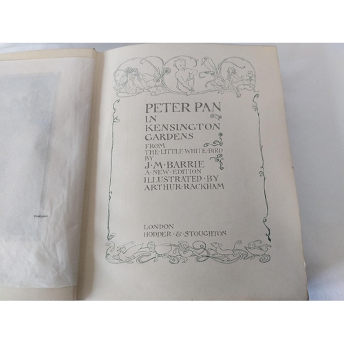 266 - Peter Pan in Kensington Gardens, J M Barrie illustrated by Arthur Rackham Hodder & Stoughton