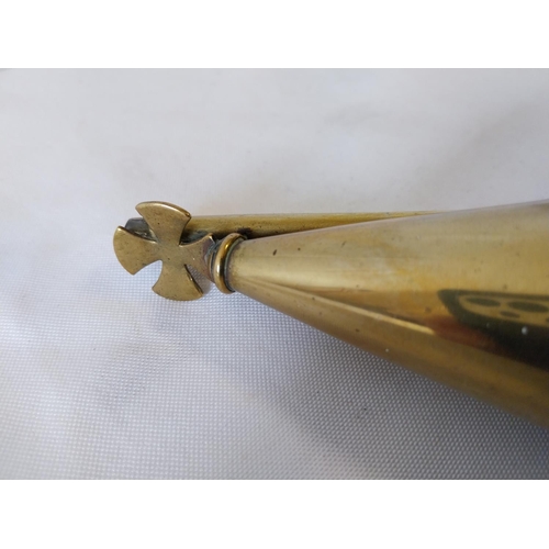 345 - vintage church long candle snuffer