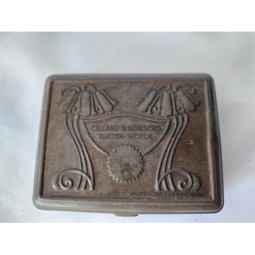 4 - art nouveau butter scotch tin