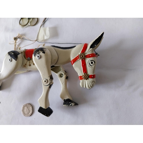 76 - Vintage metal puppet of Muffin the Mule