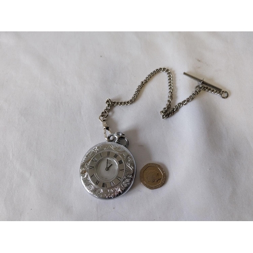 37 - pocket watch with chain working order