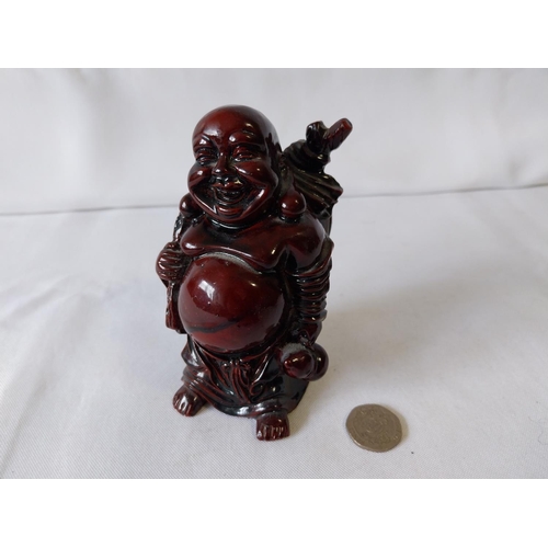 15 - Chinese resin figure of Buddha