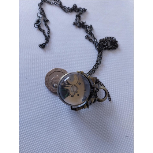 183 - Ball pocket watch on chain