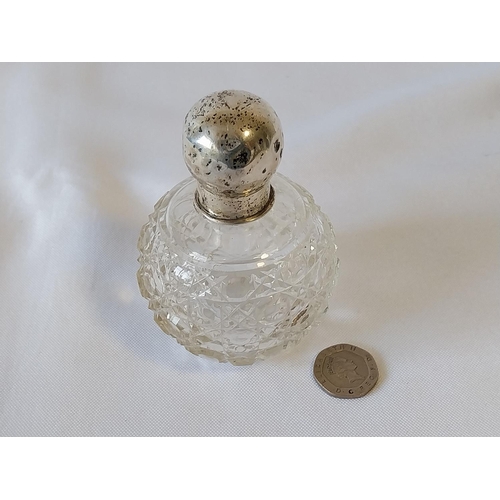 19 - HM Silver banded perfume bottle