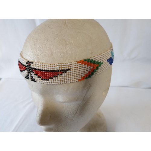 239 - Native America style beaded headband