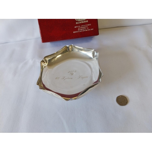 57 - 925 Silver sweet dish 89grams