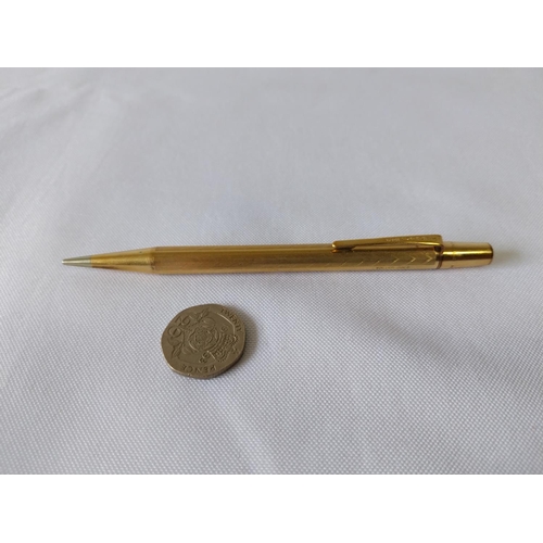 123 - vintage rolled gold Yard O Lead propelling pencil