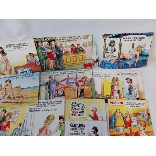 107 - vintage Bamforth Comic post cards