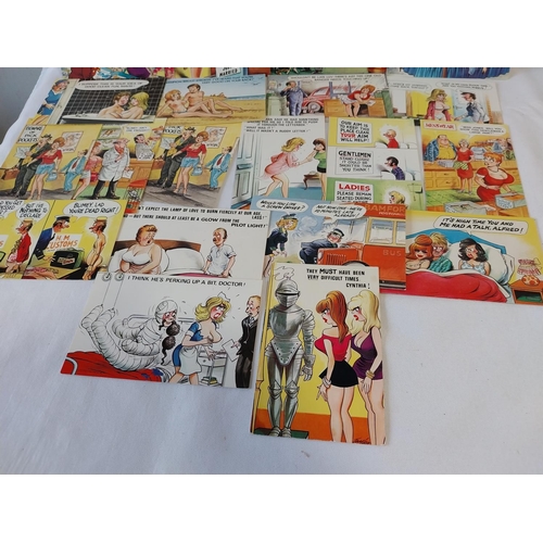 107 - vintage Bamforth Comic post cards