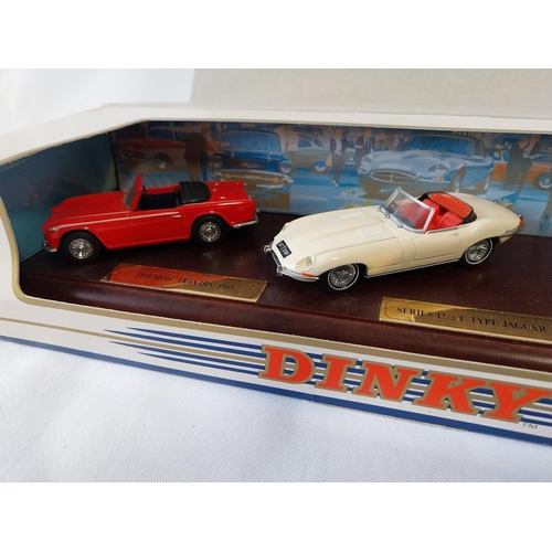 16 - Classic British Sports Cars The Dinky Collection diecast models 1:43 scale M.I.B.