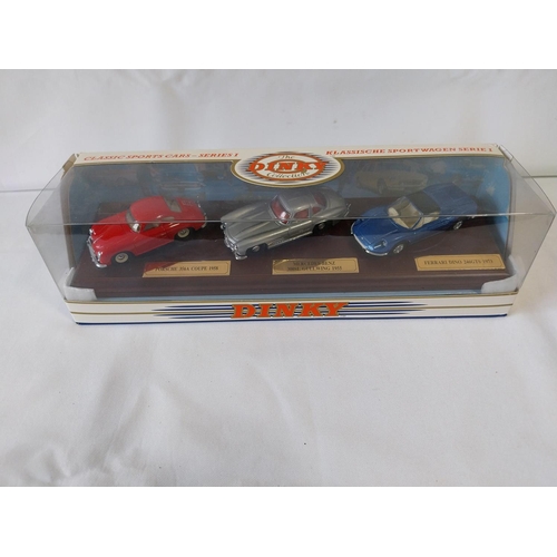 17 - Classic British Sports Cars The Dinky Collection diecast models 1:43 scale M.I.B.