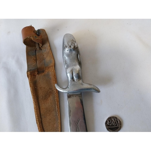 256 - vintage Mermaid letter opener knife