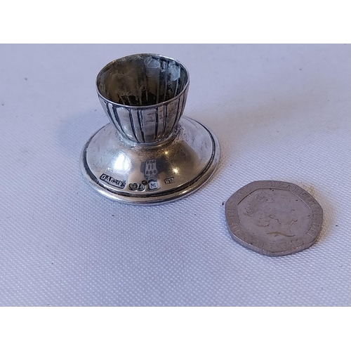 265 - HM Silver candle holder