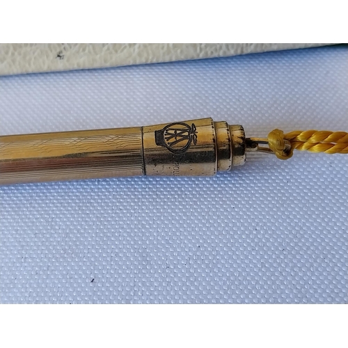 322 - Rolled gold AA Golden Jubilee propelling pencil