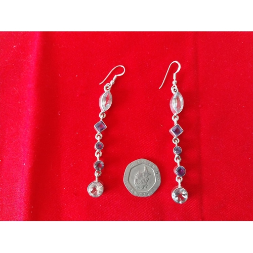 328 - new 925 silver earrings