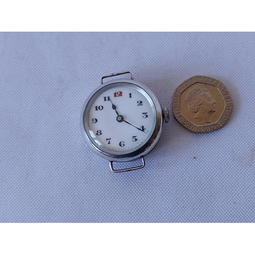 333 - HM Silver 1920s/30s watch for repair