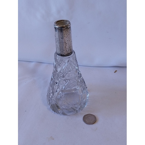 359 - HM Silver banded jar no stopper