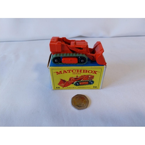 4 - boxed Matchbox excavator