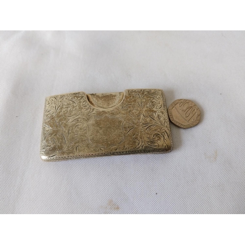 126 - HM Silver 35grams card case c1897