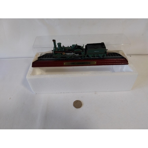 118 - Atlas Editions static model train OO gauge mint in box The Crampton