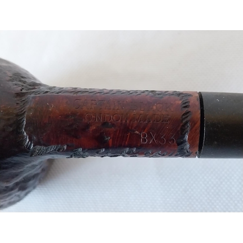 127 - vintage smokers pipe Captain Black BX33