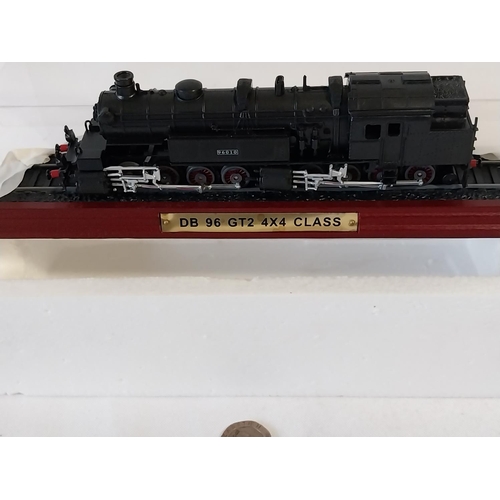 129 - Atlas Editions static model train OO gauge mint in box DB 96 GT2 4x4 Class