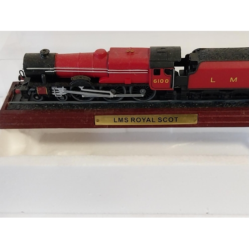 138 - Atlas Editions static model train OO gauge mint in box LMS Royal Scot