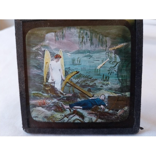 176 - 9 Victorian magic lantern slides