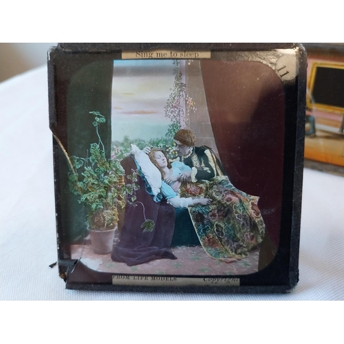 177 - 9 Victorian magic lantern slides