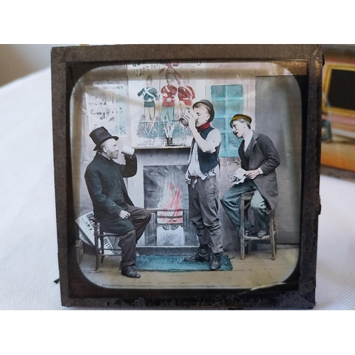 177 - 9 Victorian magic lantern slides