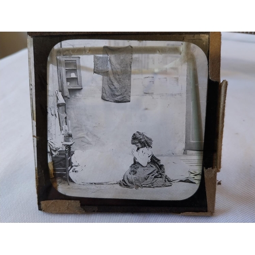 178 - 12 Victorian magic lantern slides