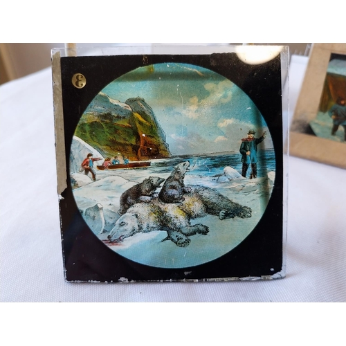 46 - 6 Victorian magic lantern slides