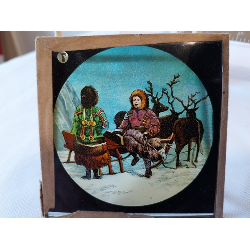 46 - 6 Victorian magic lantern slides